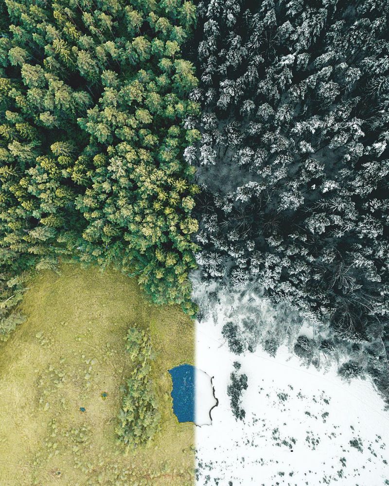 Фотографии, снятые на экшн камеры с дронов
