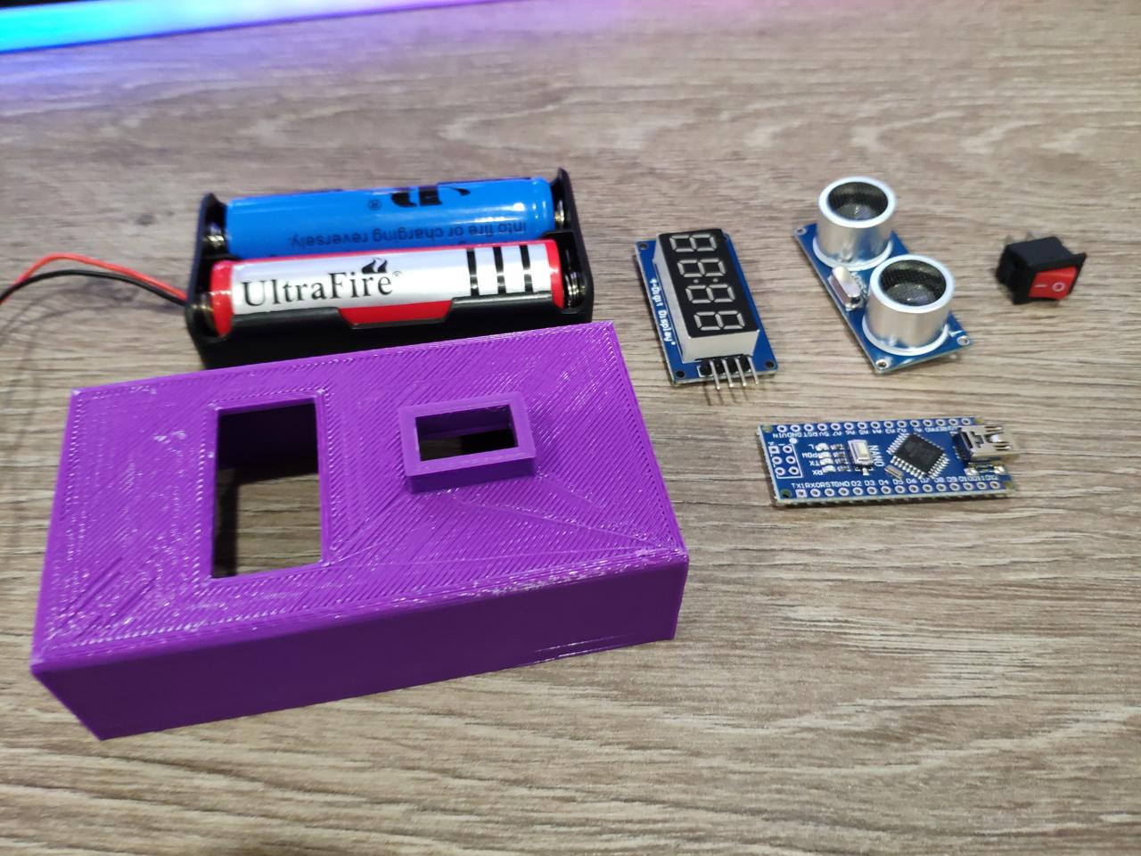 Дальномер на Arduino Nano